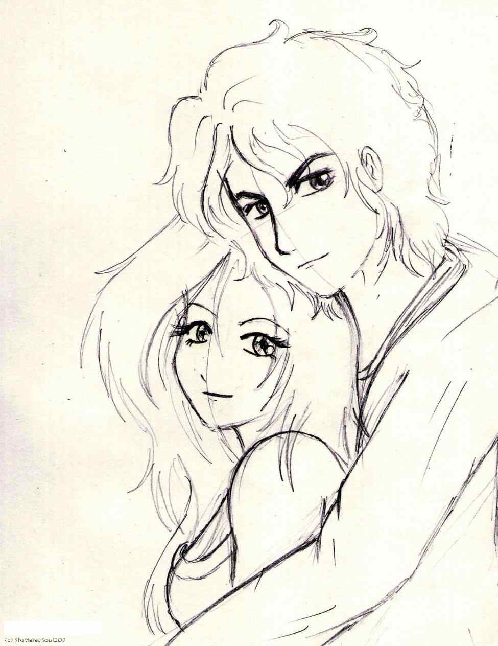 975x1264 Sad Anime Love Hug Drawings