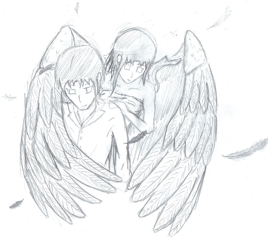 900x796 My Guardian Angel By Squigyxd