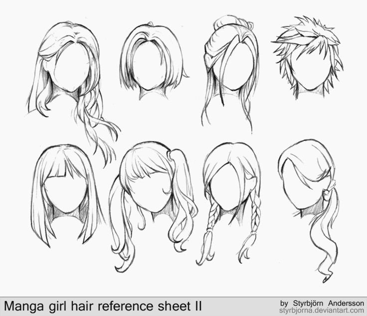 736x634 Girl Anime Hairstyles