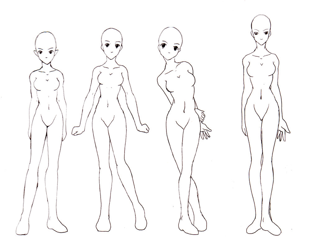 1024x781 Female Anime Drawing Drawing Anime Girl Body How I Draw The Female