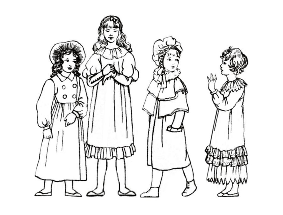 900x686 Children In Costume History 1890 1900 Fashions For Girls