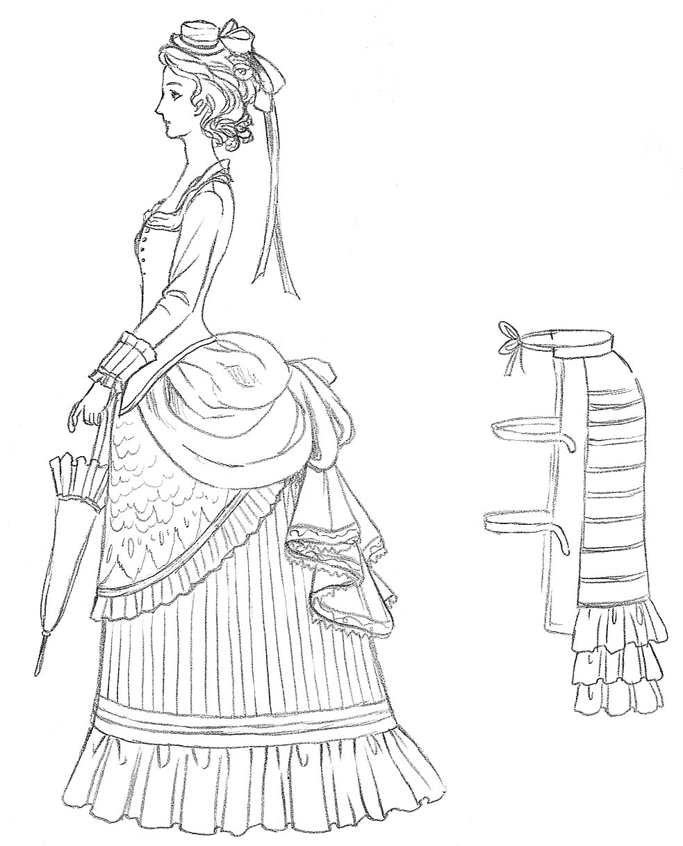 983x1217 How To Draw A Dress Inspired By The New Cinderella Movie