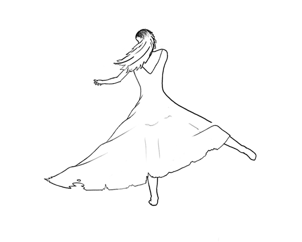 1000x800 Dancing Girl
