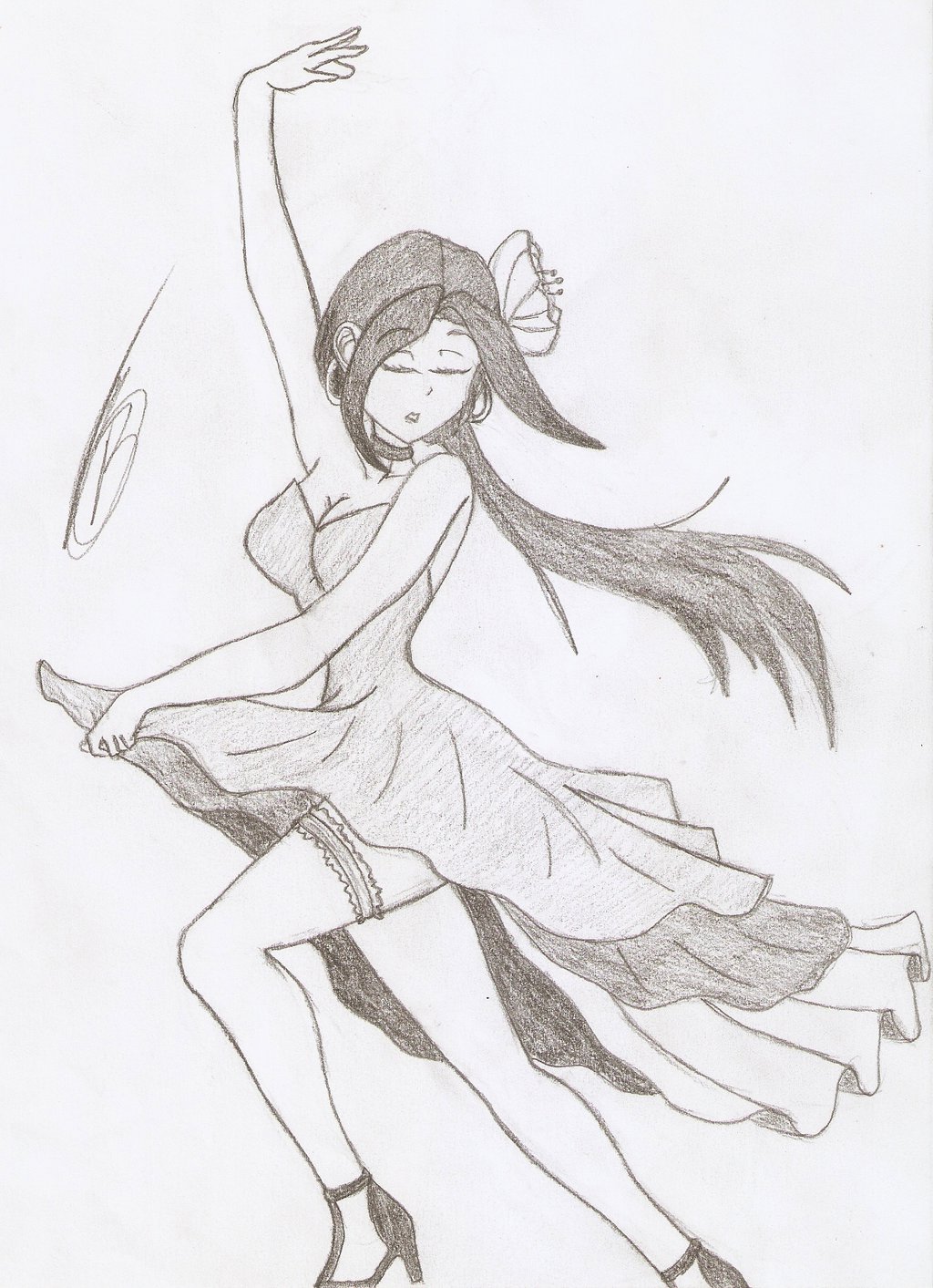 1024x1413 Girl Dancing Flamenco By Tato Kun92