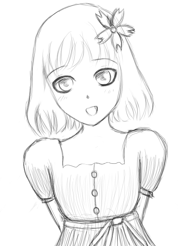 576x792 Little Girl Drawing Wip By Midnightmiku