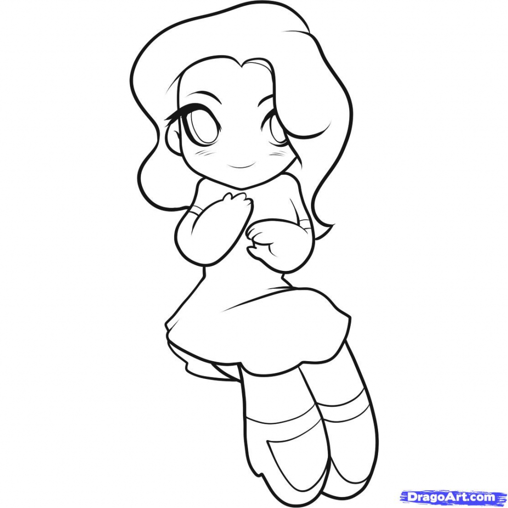 1024x1024 A Little Girl Drawing Drawing A Little Girl