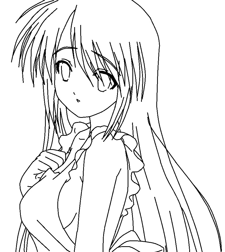 855x958 Drawing A Anime Girl Anime Pretty Girl Drawing Related Keywords