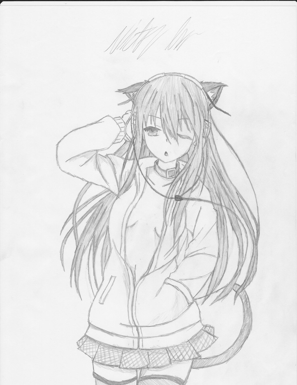 1024x1325 Catfox Girl By Fadelesswolf