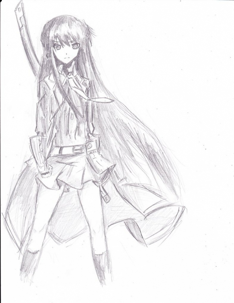 791x1024 Whole Anime Girl Drawing