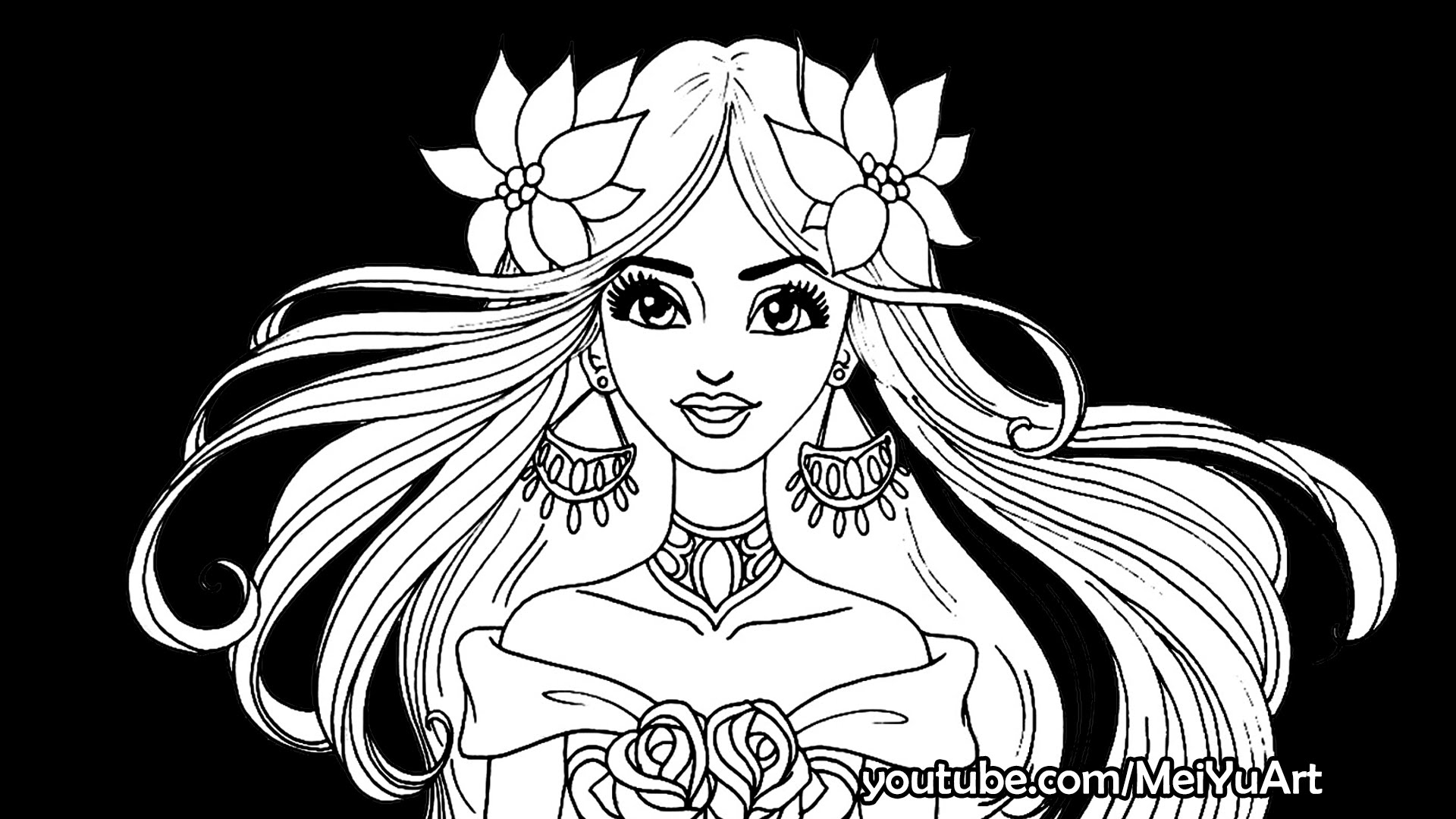 1920x1080 How I Draw A Girl