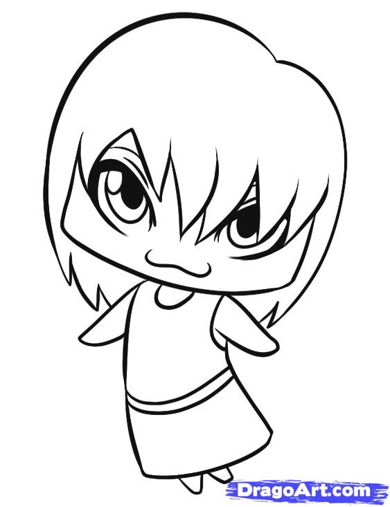 563x733 Drawn Girl Chibi