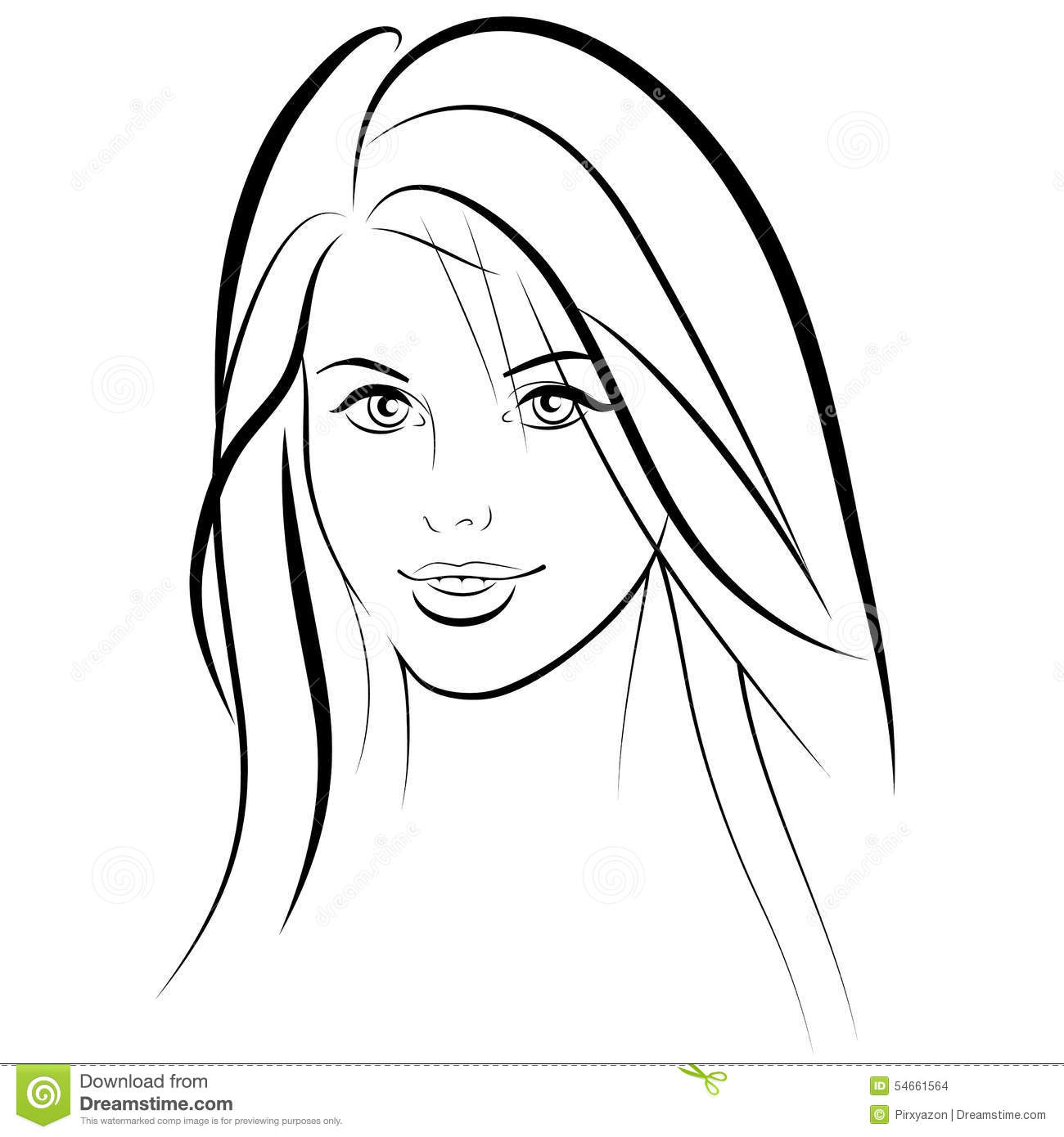 1300x1390 Drawn Barbie Female Face