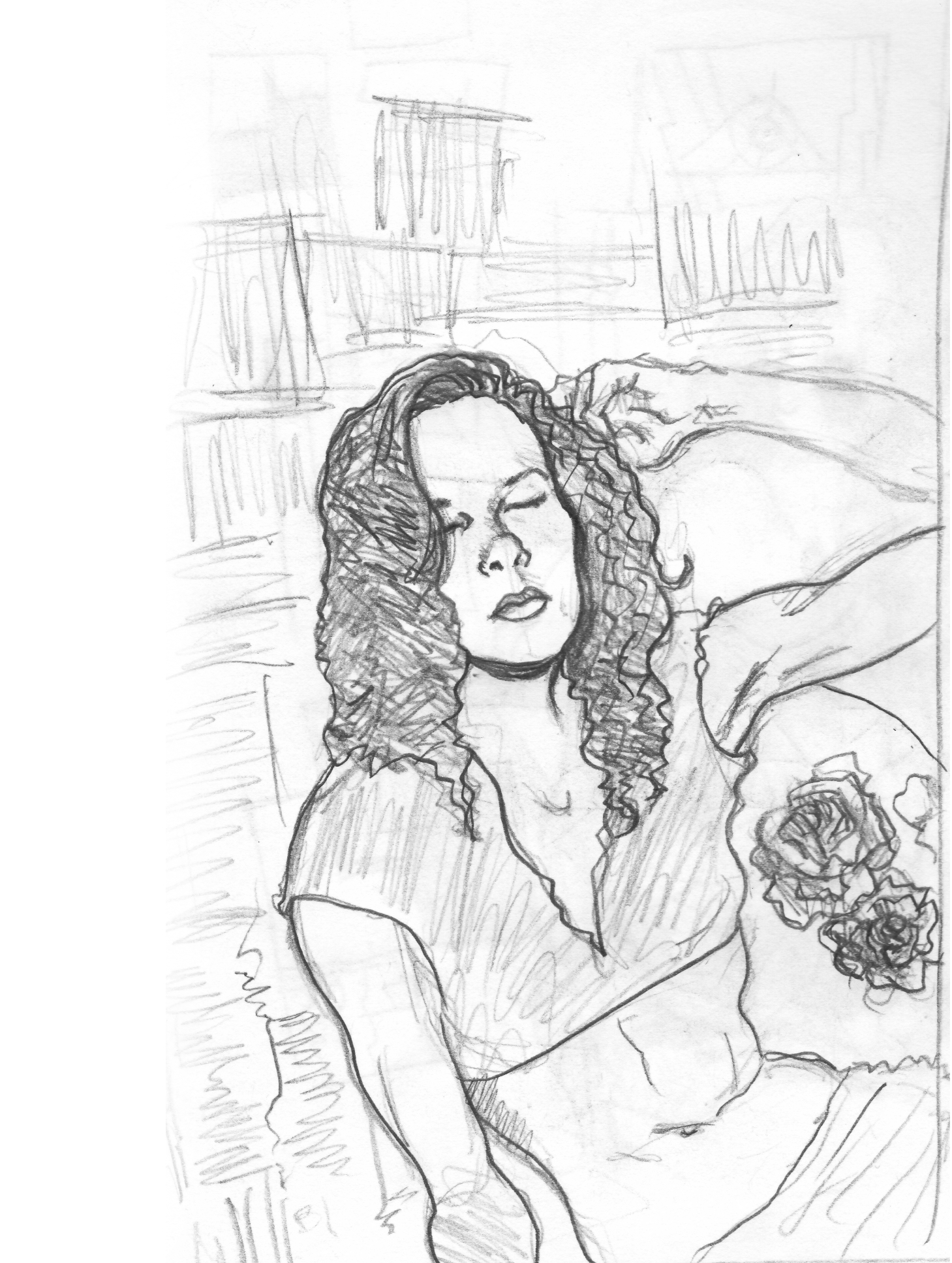 1459x1934 Pencil Drawing