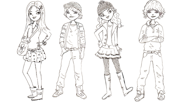 648x378 Simple Sketches Of Anime Manga Girl Drawings For Kids Girl