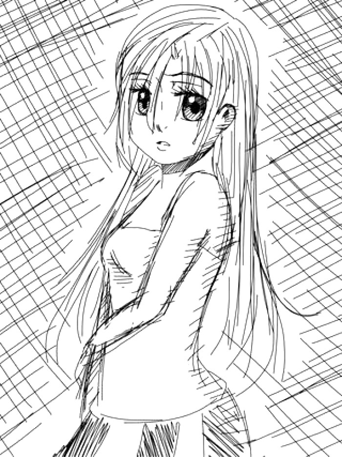 700x934 Anime Girl Drawing Ideas