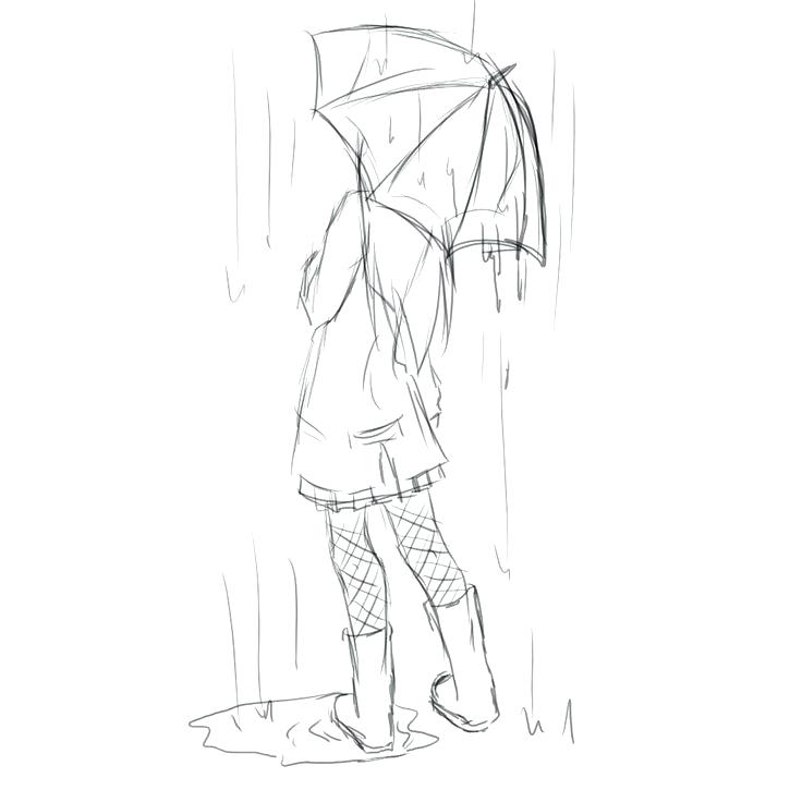 736x736 Drawing Side Profile Girl Easy To Draw Chandelier Easy Way To Make