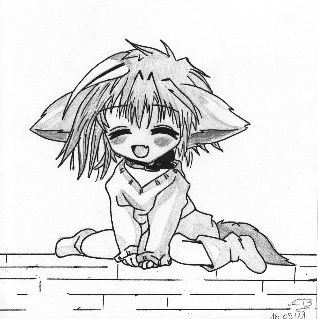 1024x1026 Little Girl (Manga) By Estelledrawing