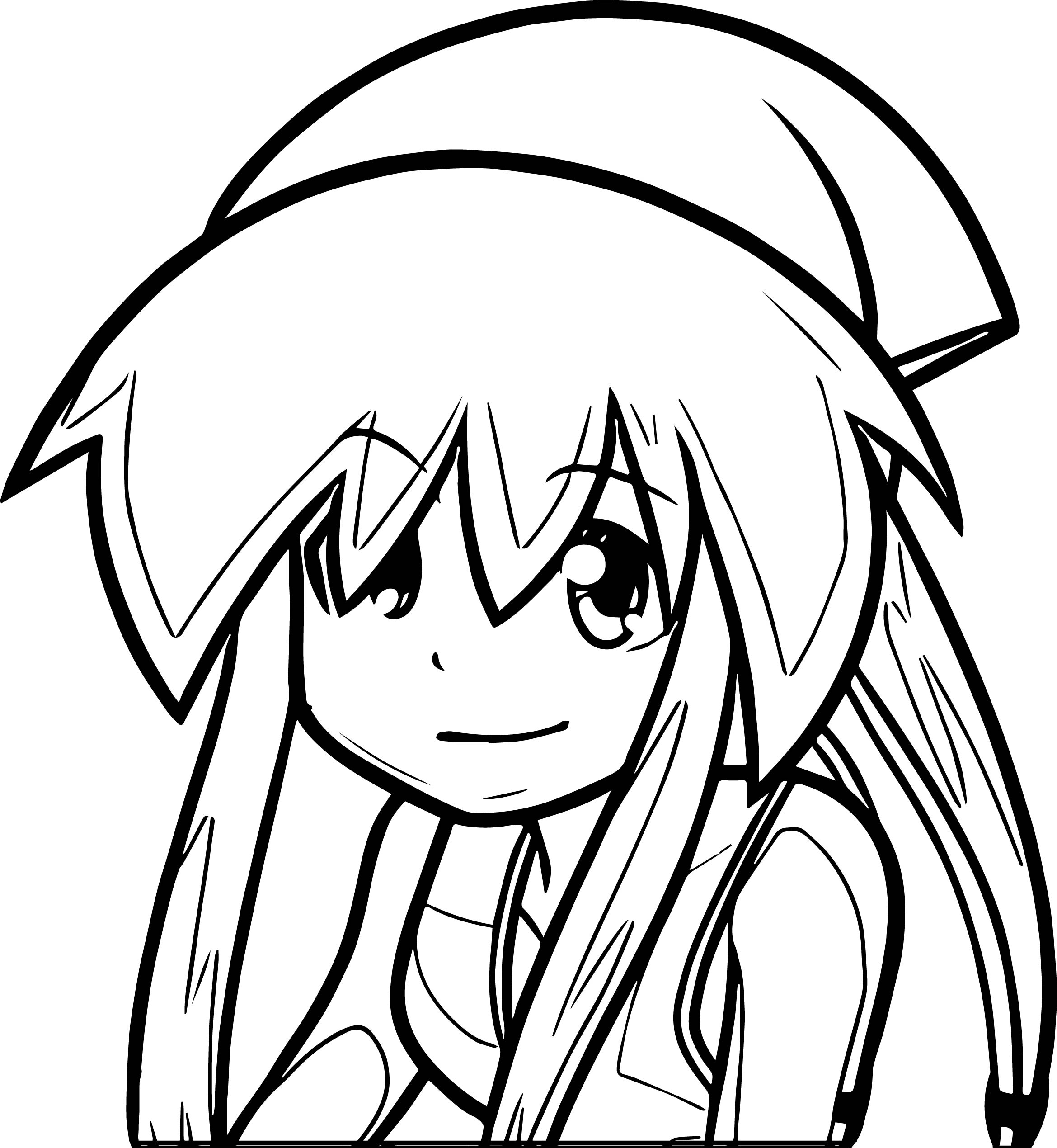 2339x2539 Squid Girl Manga Draw Coloring Page Wecoloringpage