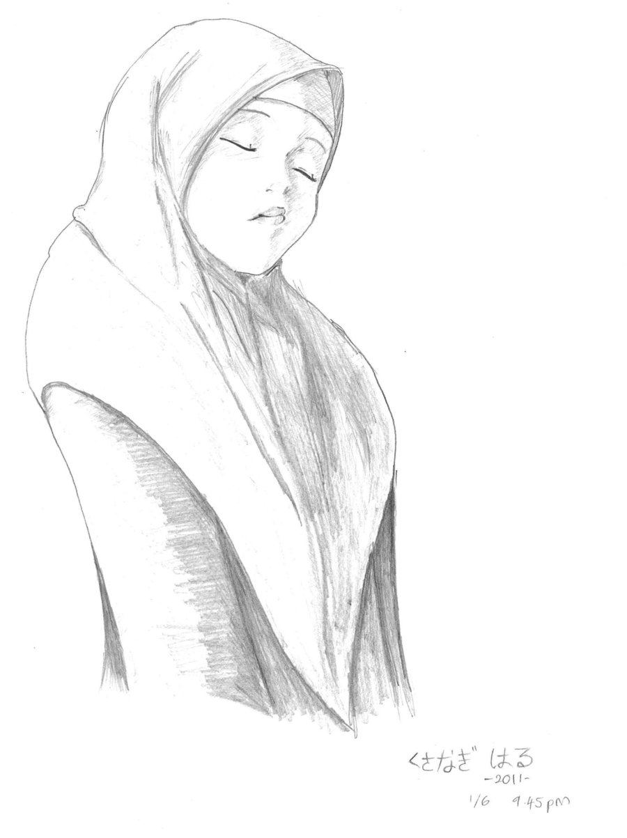 900x1203 Girl In Hijab 01 By Haru91