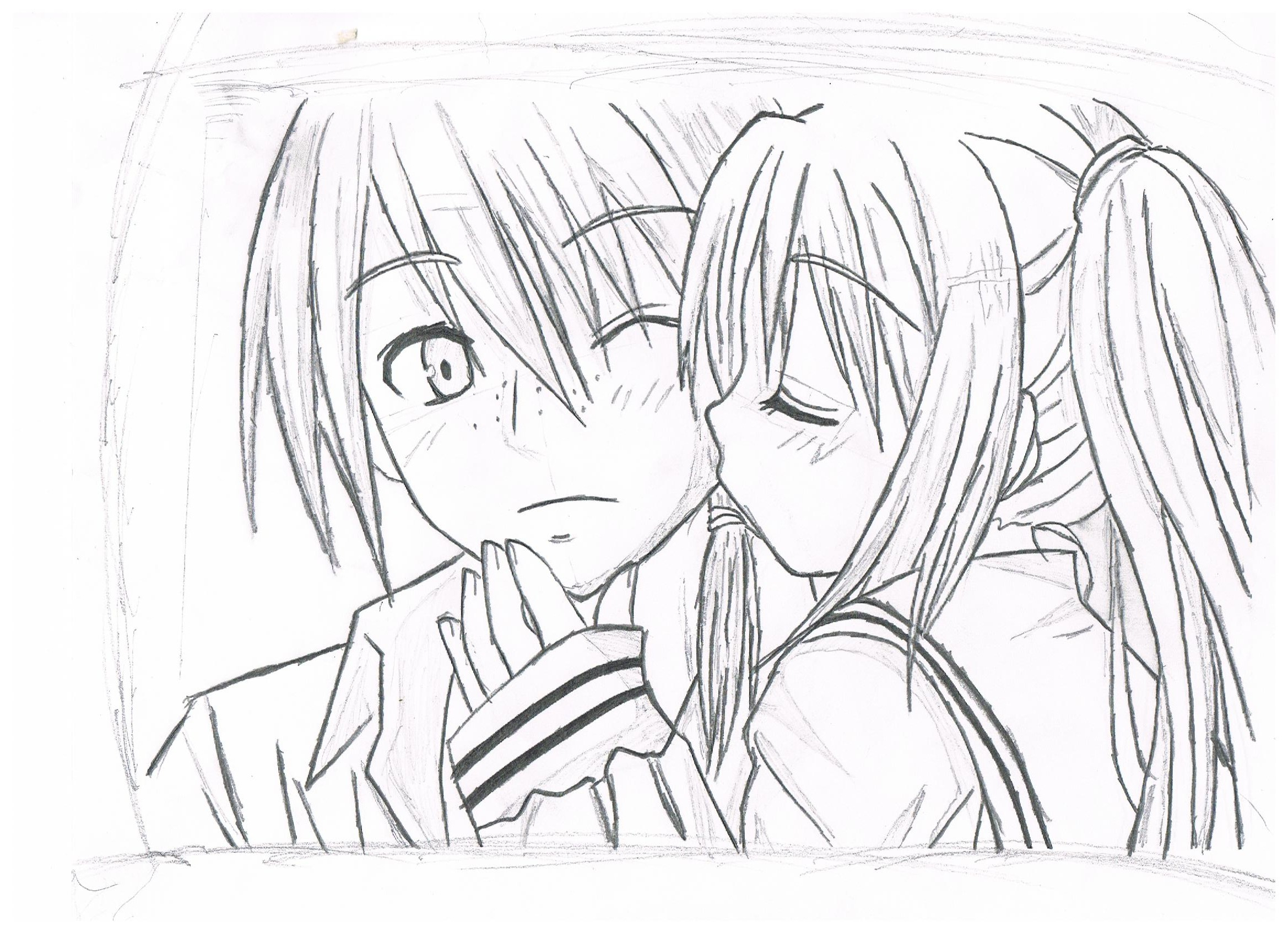 2338x1700 Anime Boy And Girl Drawing Anime Best Friends Boy And Girl Drawing