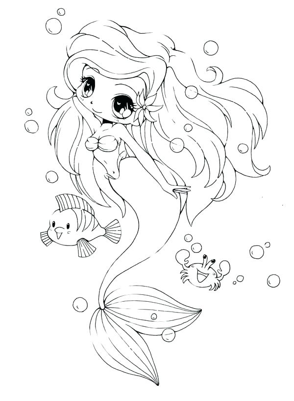 600x820 New Free Anime Coloring Pages Print And Cute Girl Drawing