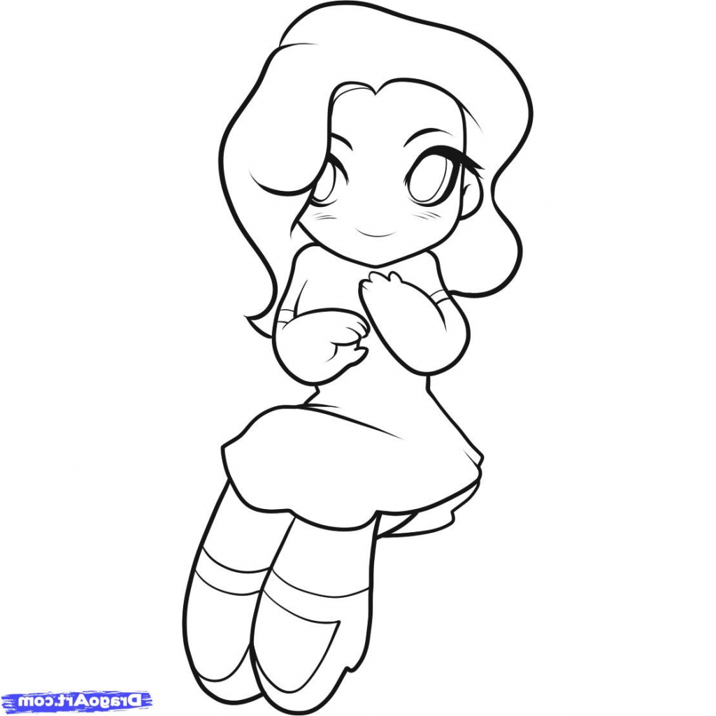 1024x1024 A Little Girl Drawing