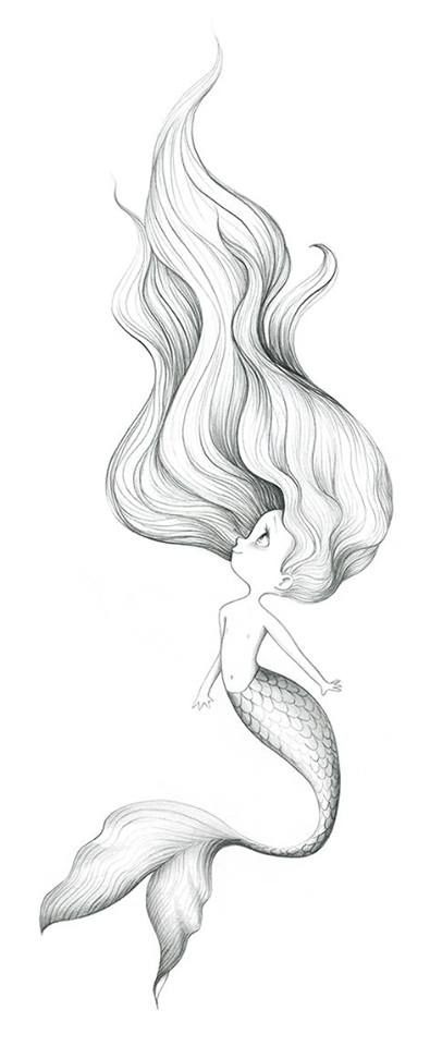 395x960 Drawn Little Girl