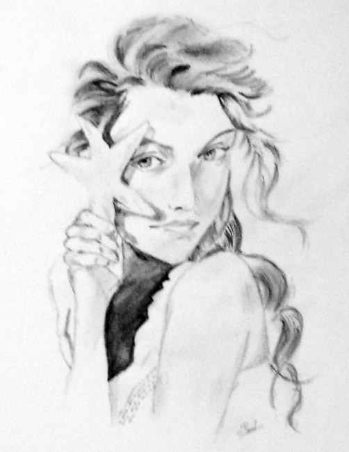 502x650 A Young Girl Sketch Paul's Sketches