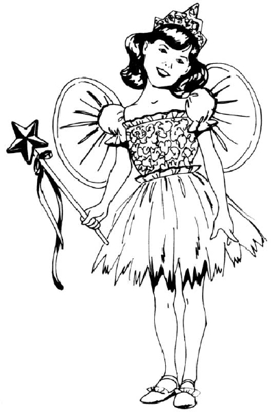 400x600 How To Draw Pepole Girl In A Fairy Costume Howstuffworks