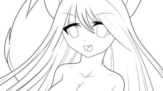 570x320 Anime Girl Drawing Step By Step How To Draw A Wolf Girl, Anime