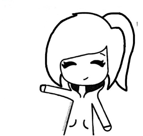 598x572 Chibi Template Chibis Chibi, Drawings And Chibi Girl