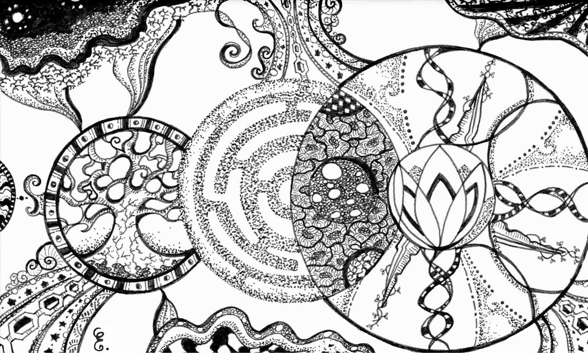 1899x1141 Wallpaper Ocean Waves Drawing Tumblr