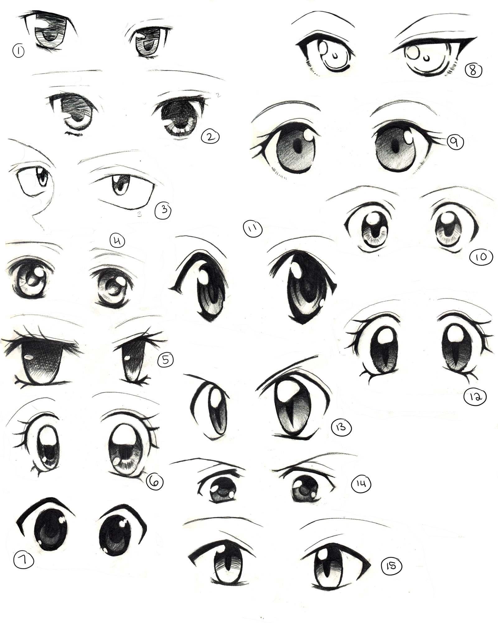 1600x2000 Anime Eye Drawings