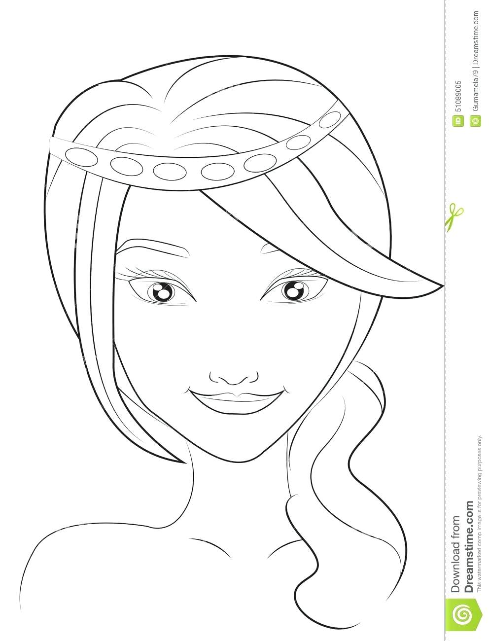 992x1300 Coloring Girl Face Coloring Page