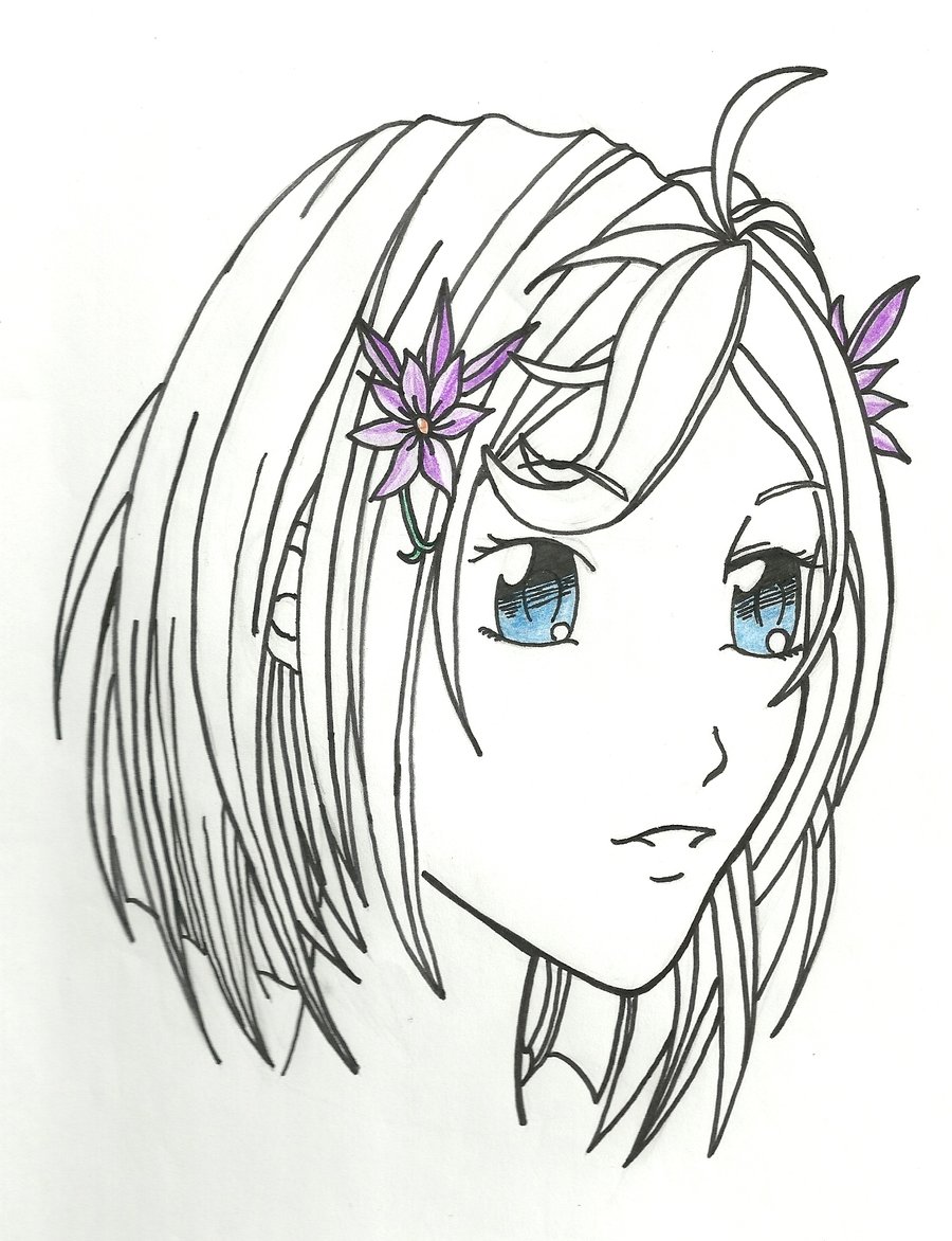 900x1172 Anime Girl Face