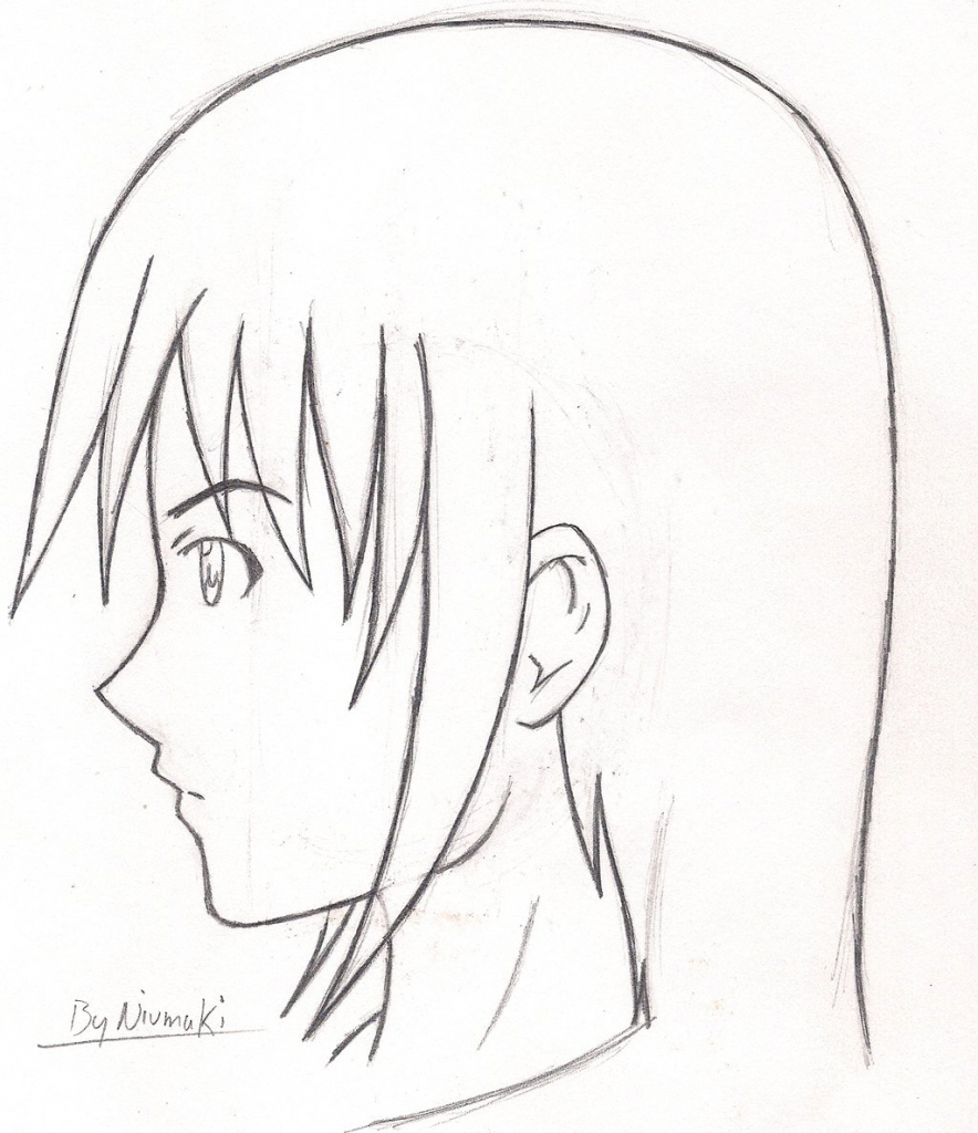 884x1024 Step 9. How To Draw Anime Girl Faces. Awesome Blogs On How To Draw