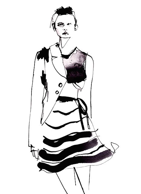 Girl Fashion Drawing