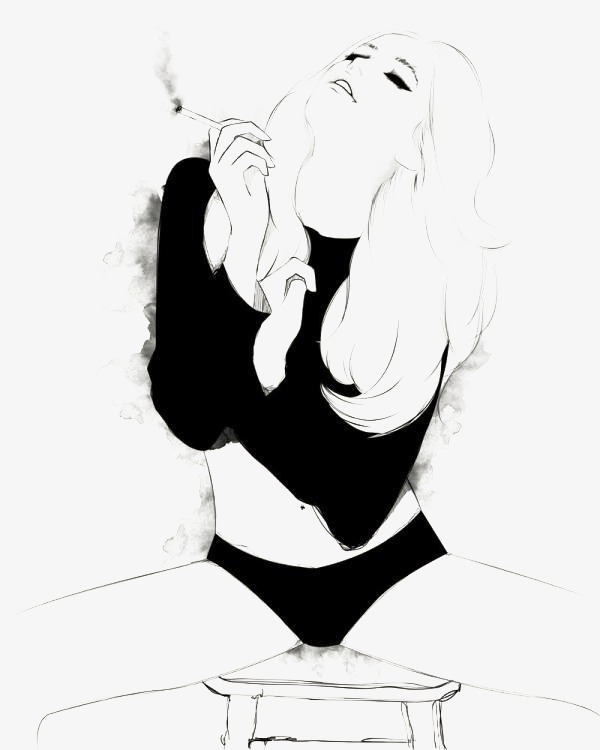 600x750 Decadent Style Girl Fashion Illustration, Girl Illustration