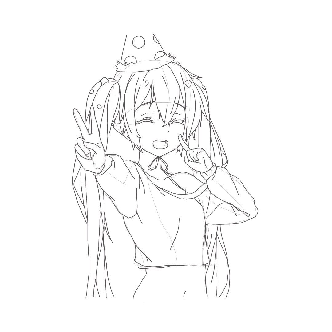 1080x1080 Drawshow On Twitter Do You Like Miku Do You Want To Draw Her