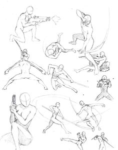 236x299 Drawings Of Comic Book Girl Characters Fighting Poses Drawing
