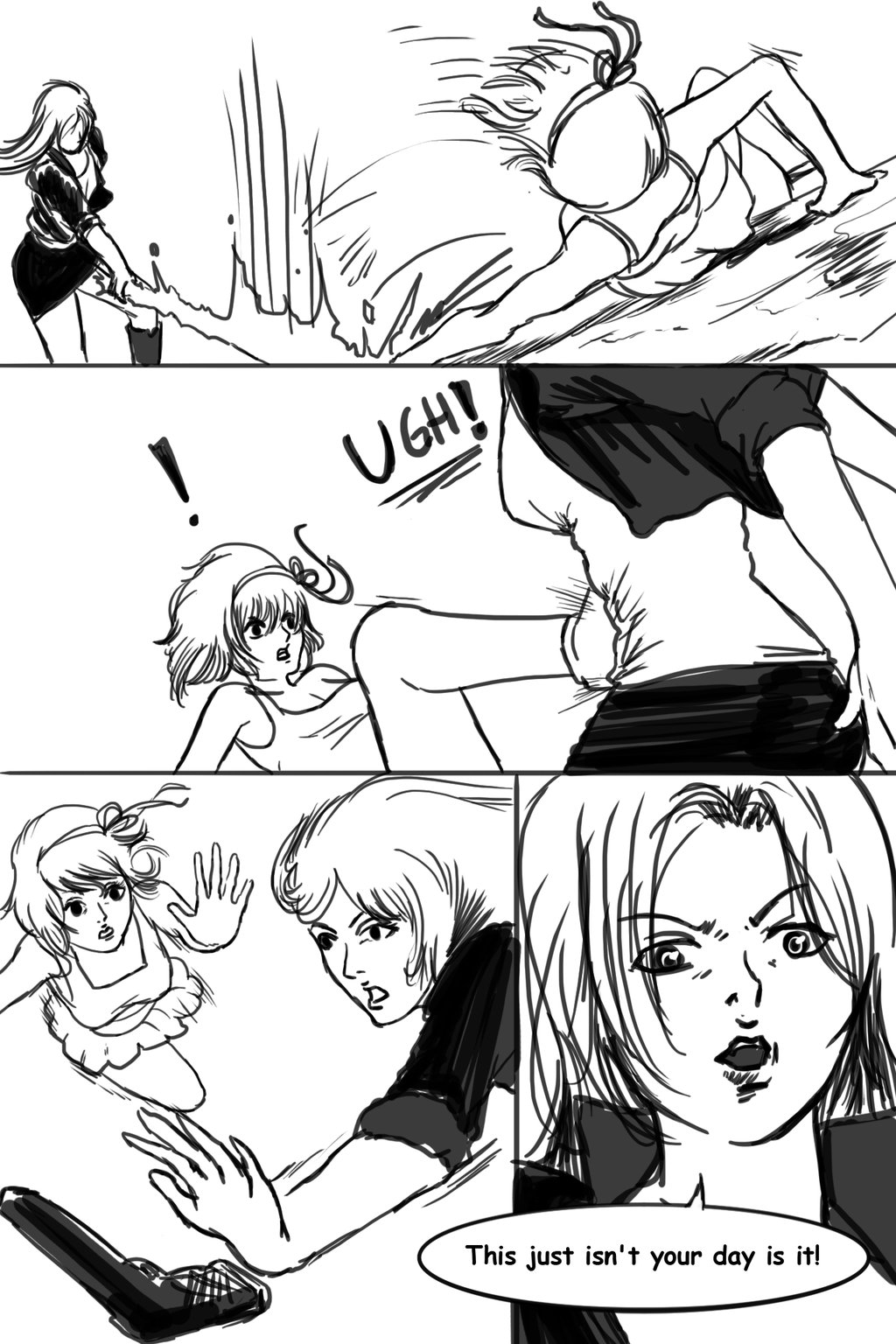 1024x1536 Anime Girl Fight Page 4 By Cmpnaruto