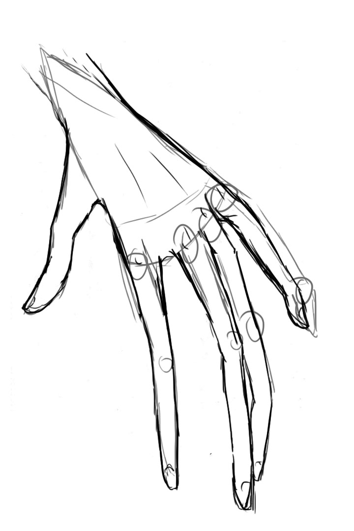 720x1080 Hand Sketch A Pen And A Brush