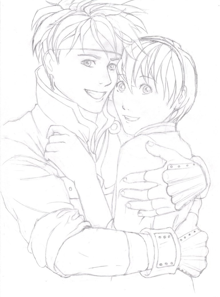 Girl Hugging Boy Drawing at GetDrawings | Free download Boy And Girl Hugging Drawing