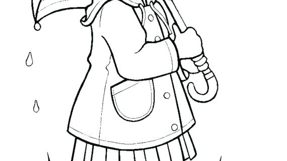 570x320 Kids Coloring Pages Sheets Page Precious Moments Rainy Day Girl
