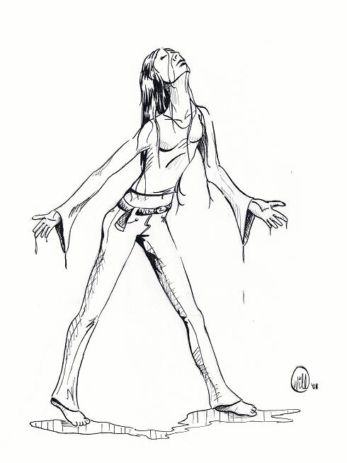 490x653 Girl After Rain Inked By Willford81