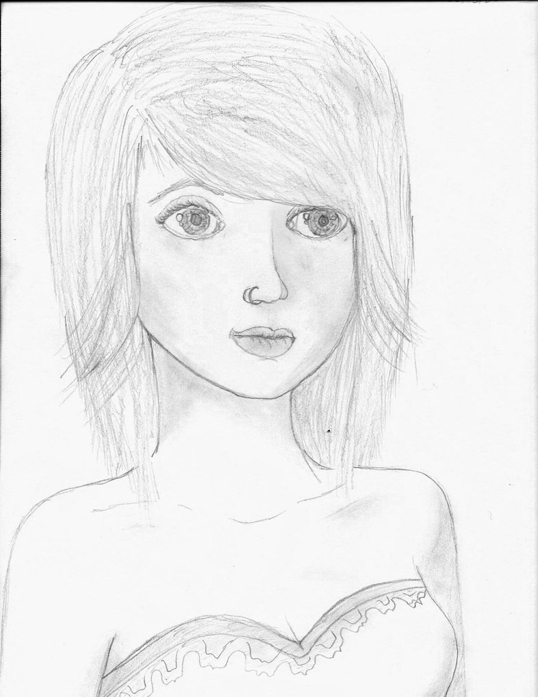 786x1017 Nose Ring Girl. By Patterned Cats