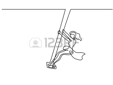 Girl On Swing Drawing at GetDrawings | Free download