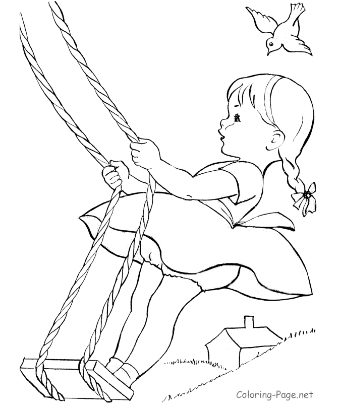 670x820 Summer Coloring Page