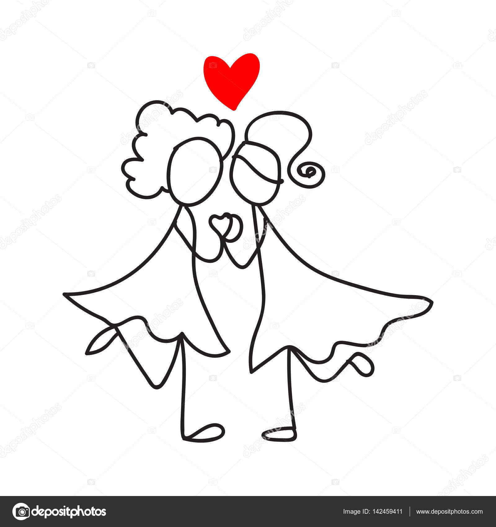 1600x1700 Hand Drawing Abstract Concept Girl Power For Women's Day Stock