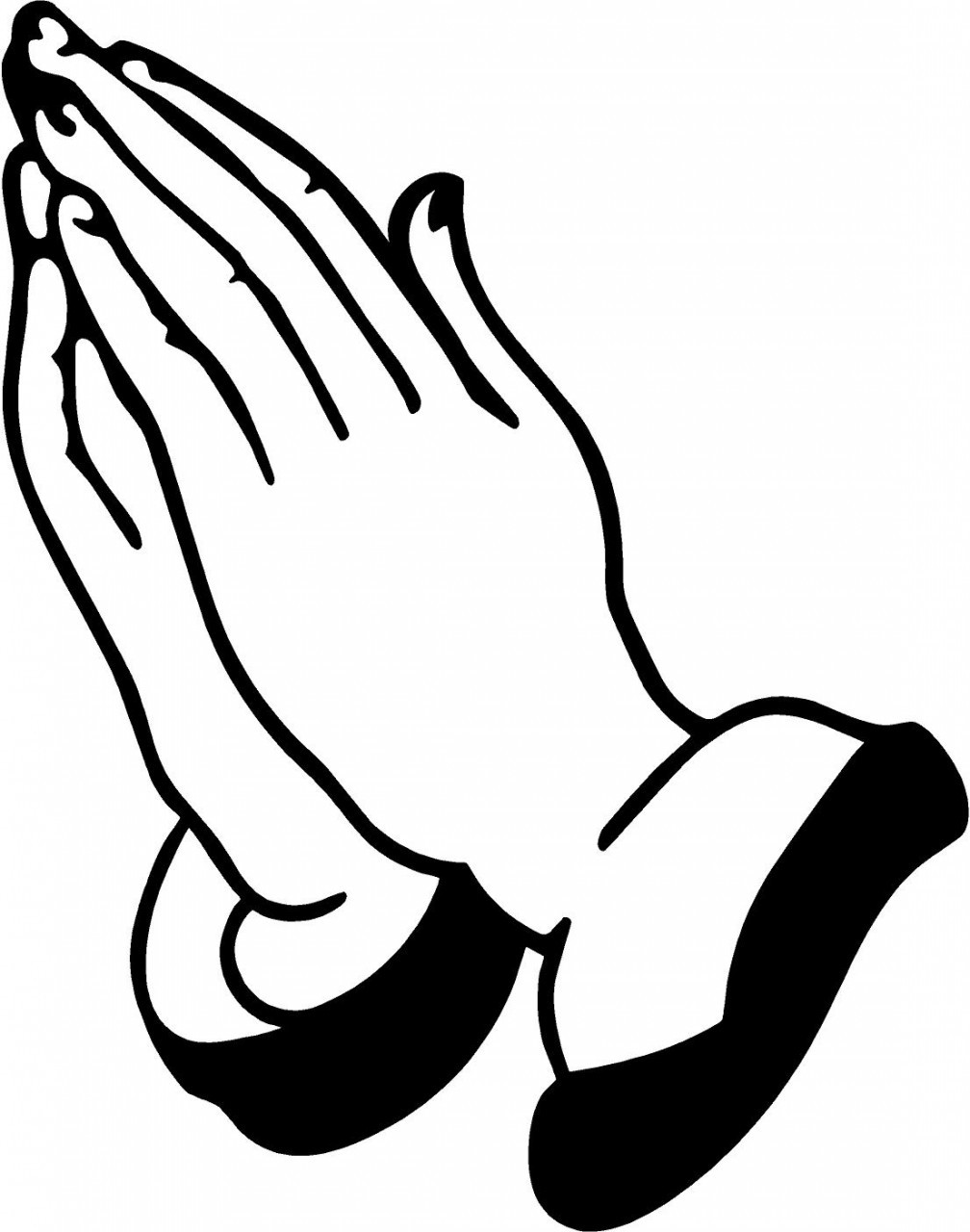 1008x1280 Hands Praying Clipart